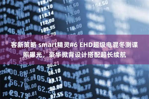 客新策略 smart精灵#6 EHD超级电混冬测谍照曝光，豪华掀背设计搭配超长续航