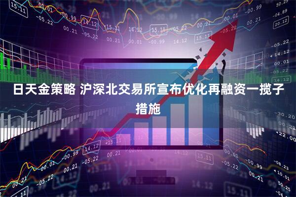 日天金策略 沪深北交易所宣布优化再融资一揽子措施